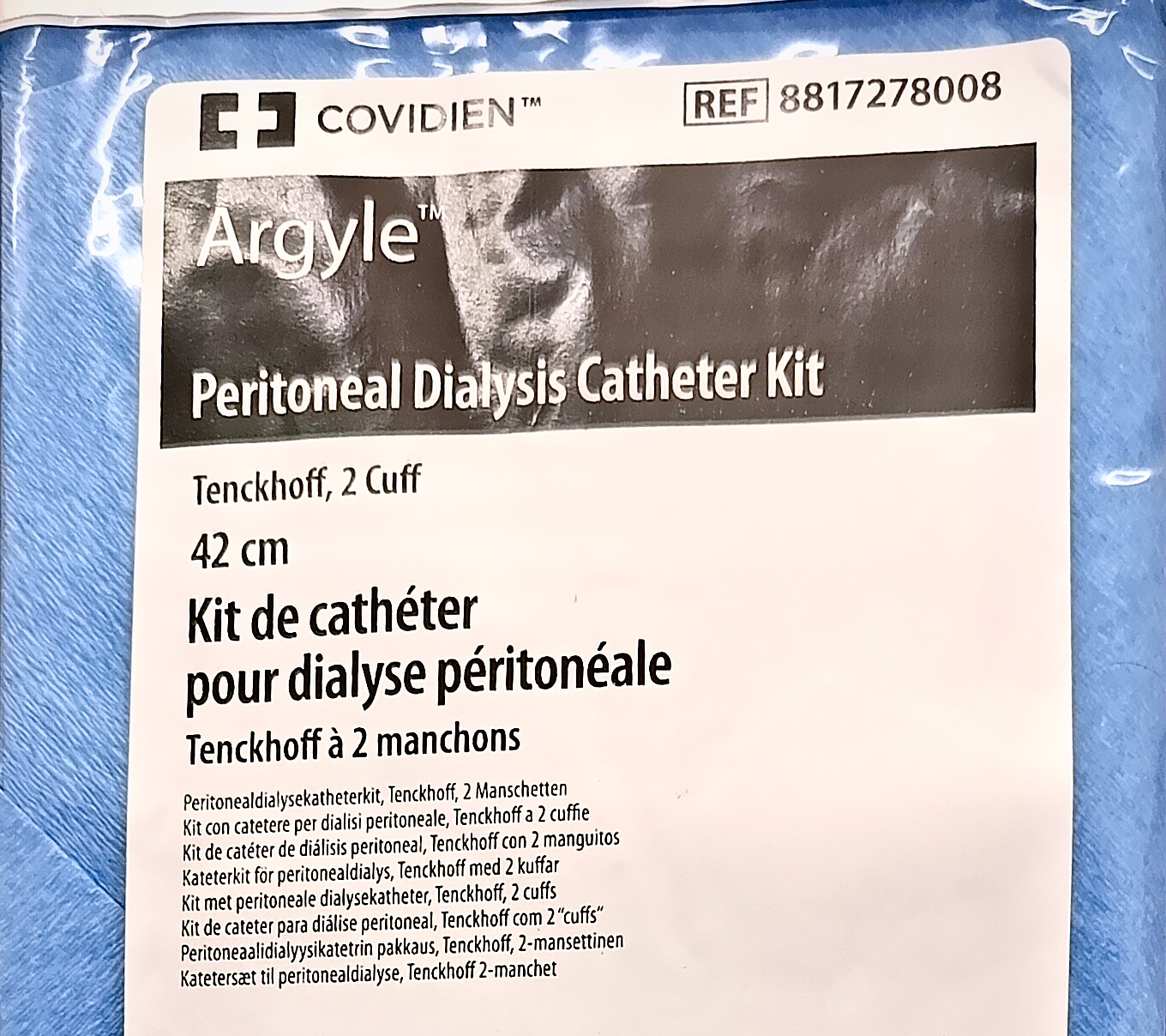 Covidien Argyle  Peritoneal Dialysis Catheter Kit